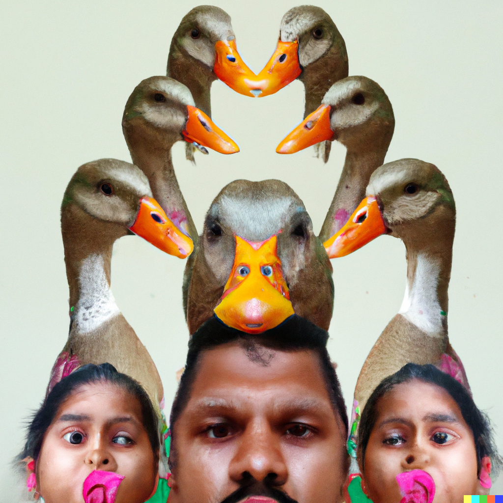 DALL·E 2023-04-15 19.33.59 - An Indian family but the faces are replaced with duck faces..png